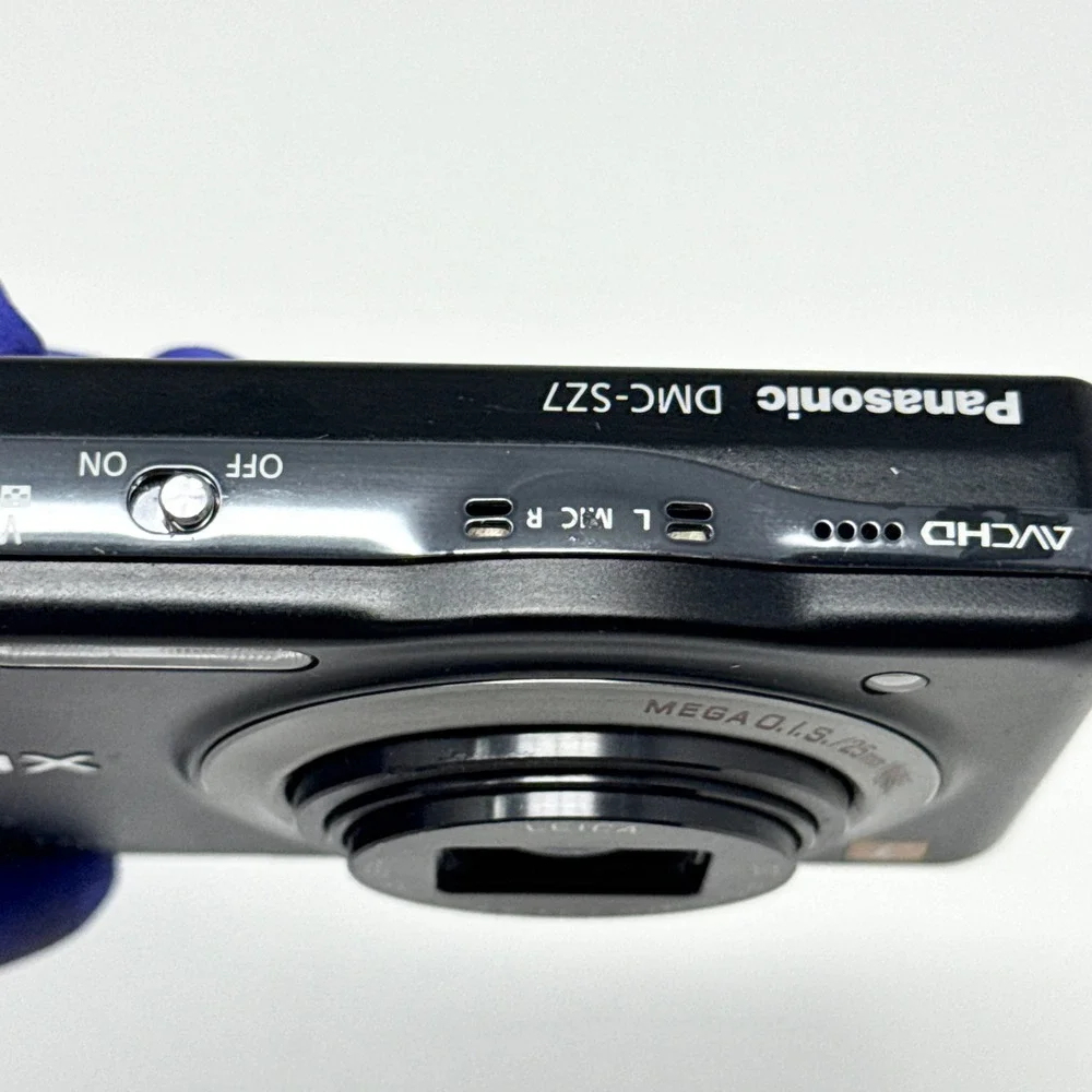 Panasonic Lumix DMC-SZ7 Black Digital Camera 10x Zoom For Parts Not Tested